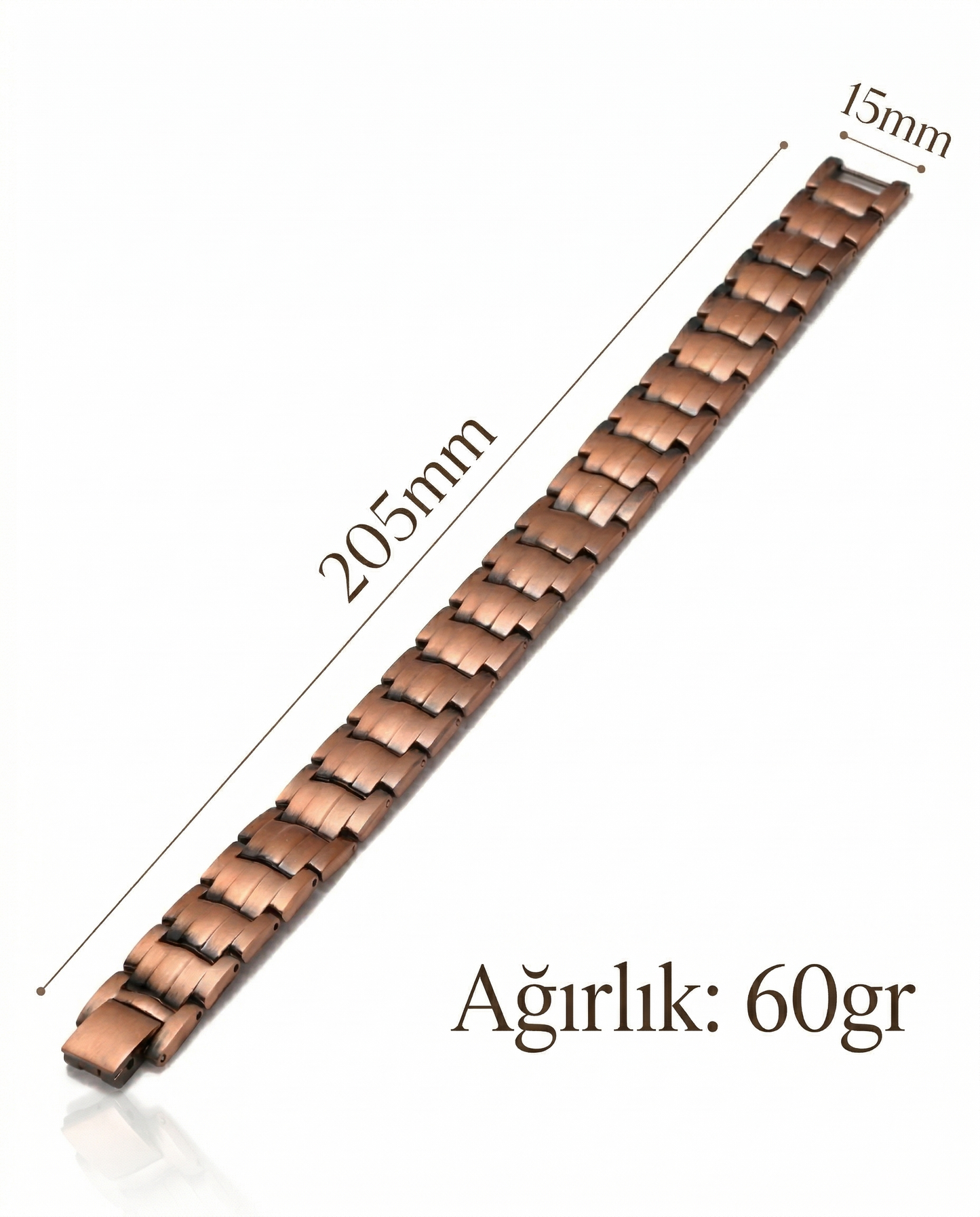 CUVERA™ Şifalı Manyetik Bakır Kaplama Bileklik